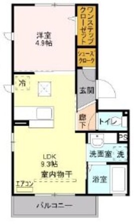 クロシェットエムの物件間取画像